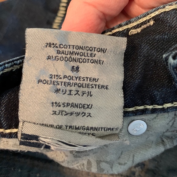 GUC Skinny Jeans: Dark Wash, Flattering Fit, Berkley, Low-Rise 25w x 32l - Picture 6 of 13